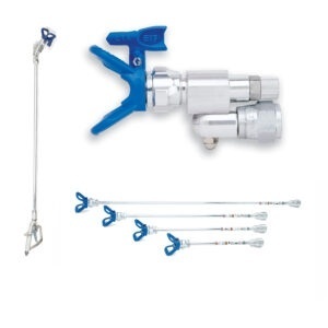 Airless Extensions, Poles, Cleanshot valves