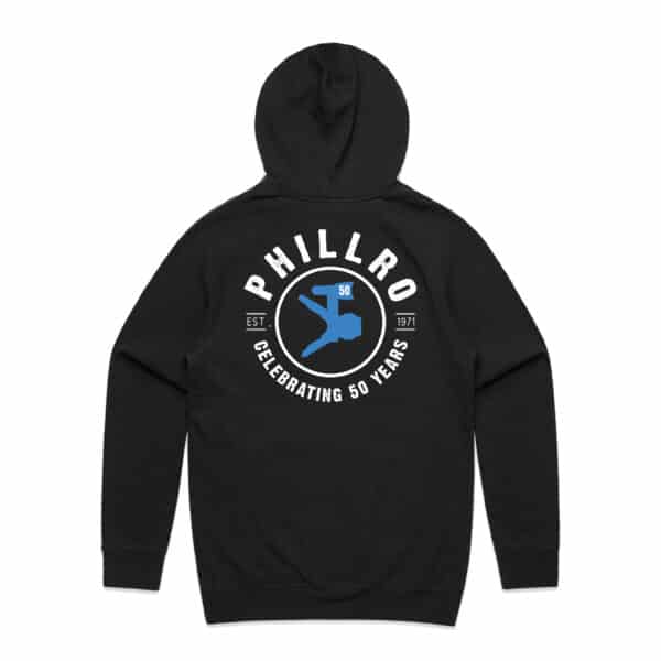 Phillro Crew Hoodie Back Back