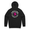 Philleo crew hoodies black pink