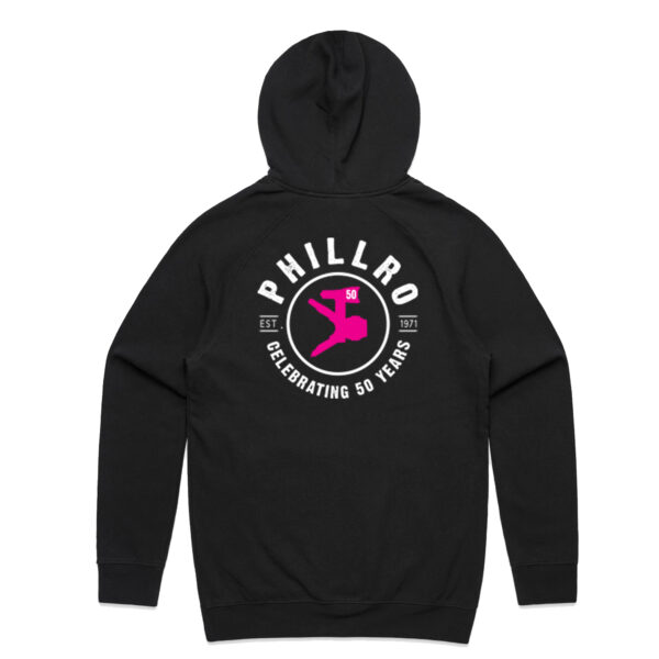 Philleo crew hoodies black pink